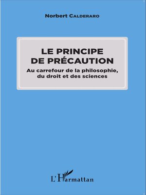cover image of Le principe de précaution